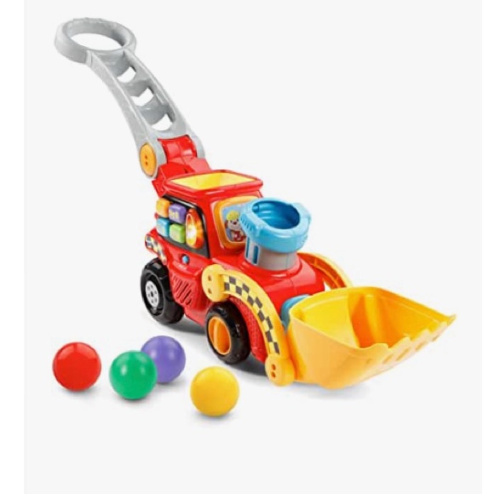 Bulldozer popper toy.